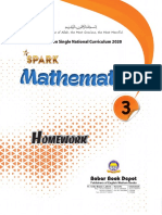 Spark SNC Math Class 3 Summer Work