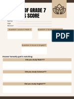 Brown Modern Survey Form Document PDF