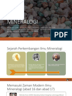 Sejarah Perkembangan Ilmu Mineralogi