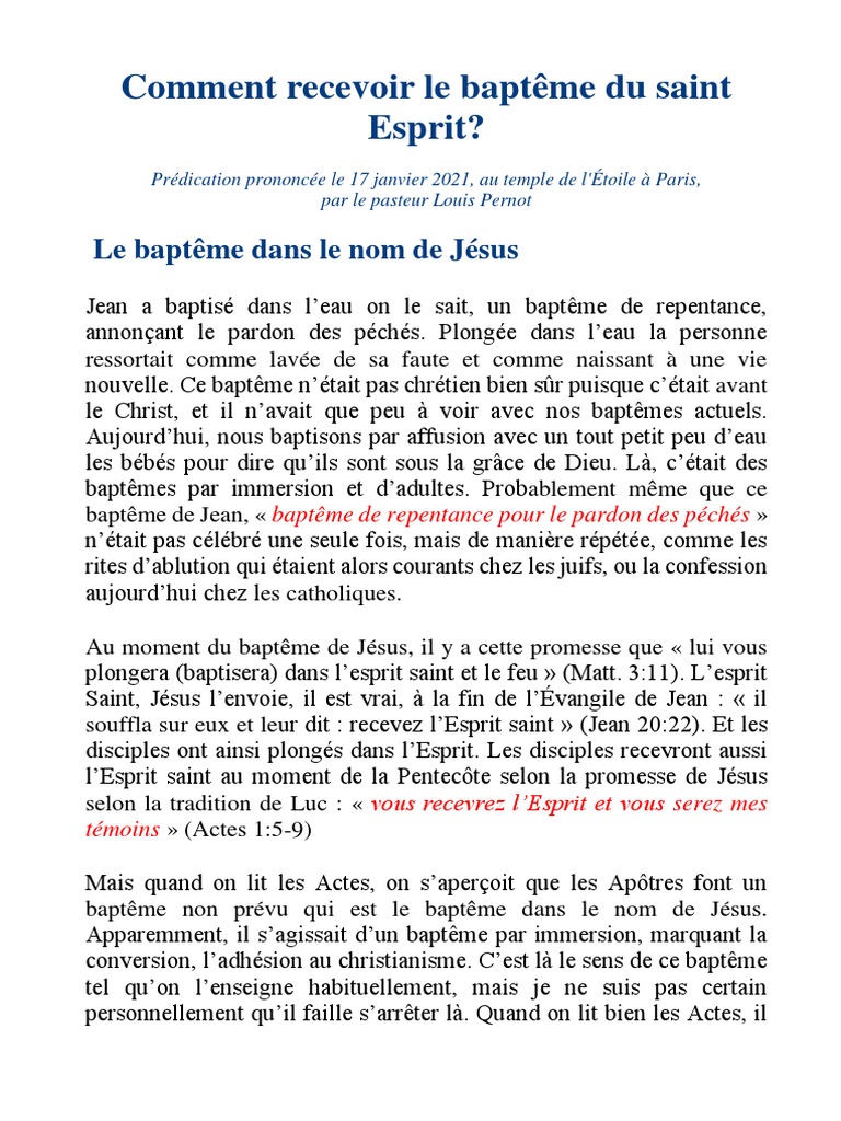 Comment recevoir le baptême du saint Esprit Louis Pernot.pdf PDF