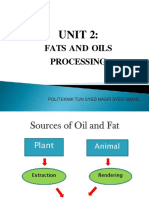 Topic 2 - Fat and Oil Processing PDF