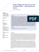 Co-Firing of High-Ash Discard Coal and Refuse-Derived Fuel - Ash and Gaseous Emissions