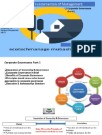 Fundamentals of Management: Corporate Governance