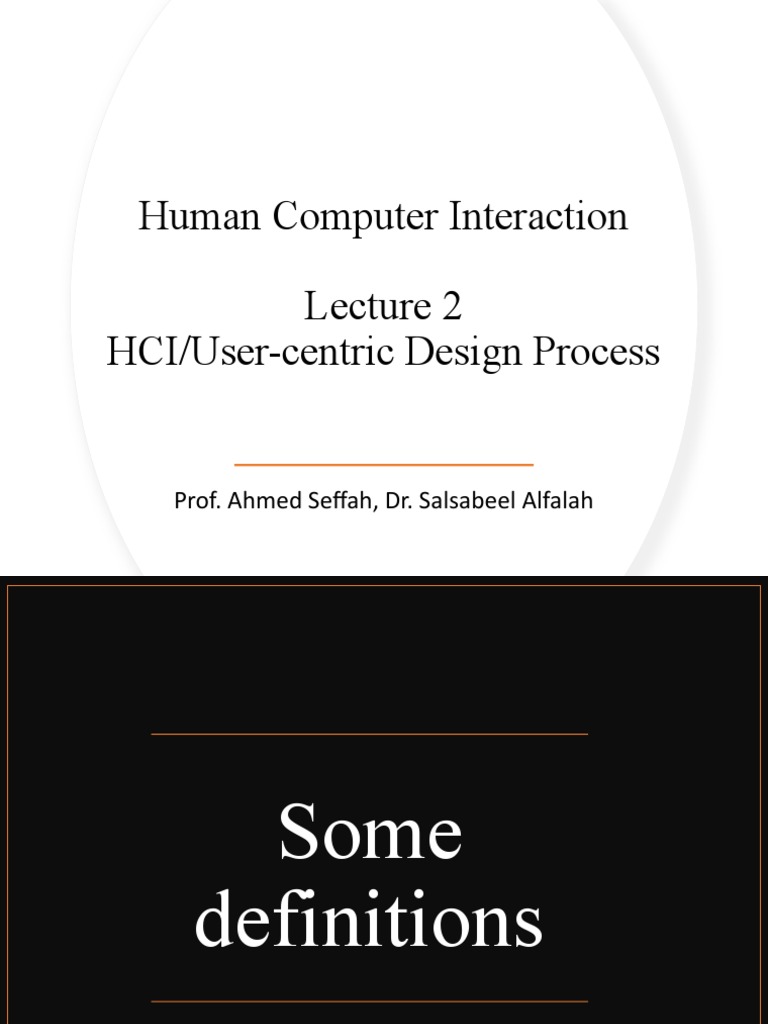 User-Centric Design in HCI Explained | PDF | Usability | User Experience