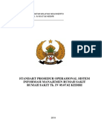 Standart Prosedur Operasional Sistem Informasi Manajemen Rumah Sakit Rumah Sakit Tk. Iv 05.07.02 Kediri