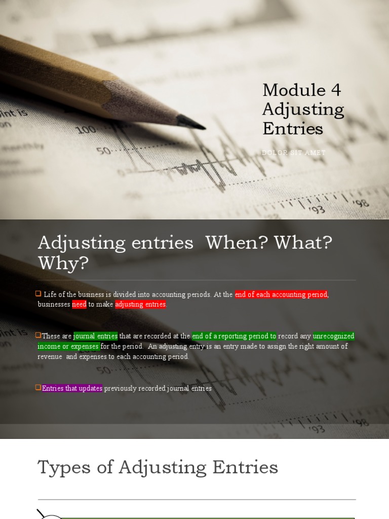 Adjusting Entries Overview and Types | PDF | Deferral | Depreciation