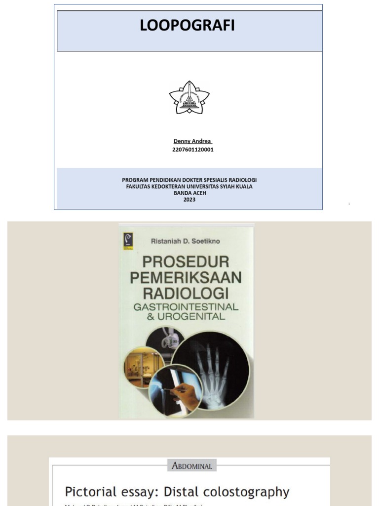 Pemeriksaan Lopografi Usus Distal | PDF