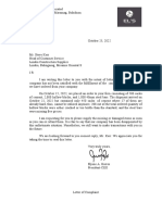 BRW GORRES Letter of Complaint