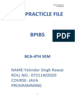 Java Programs Collection For BCA Sem 4 Students