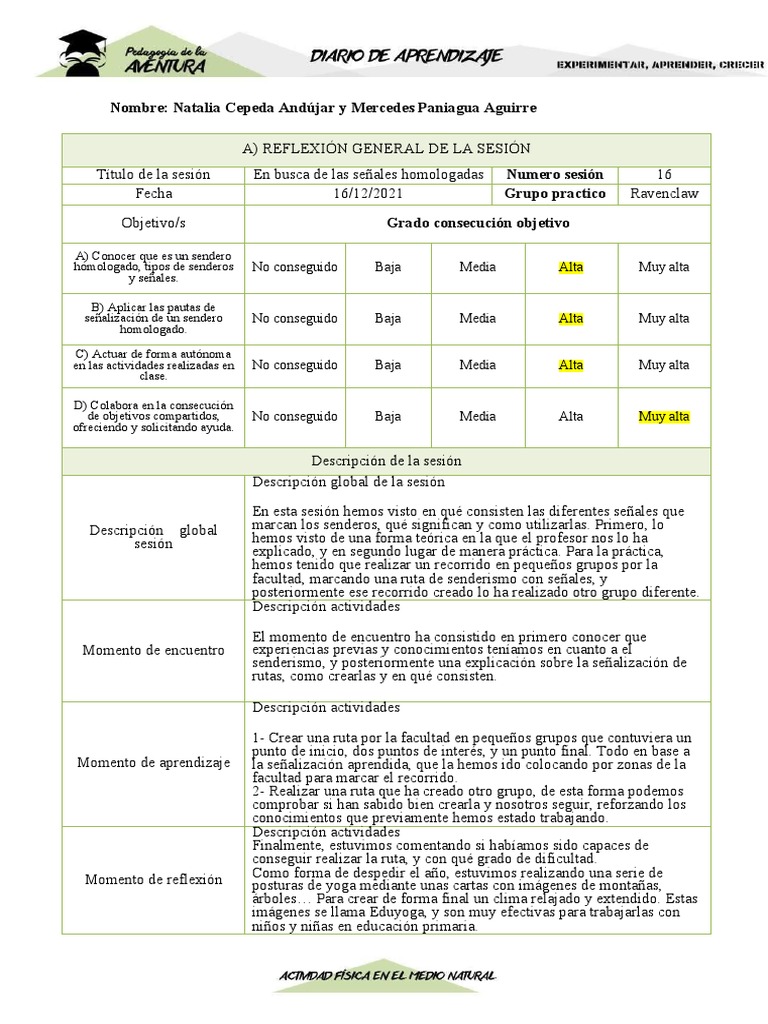 Creación de Rutas de Senderismo Educativas | PDF | Excursionismo ...