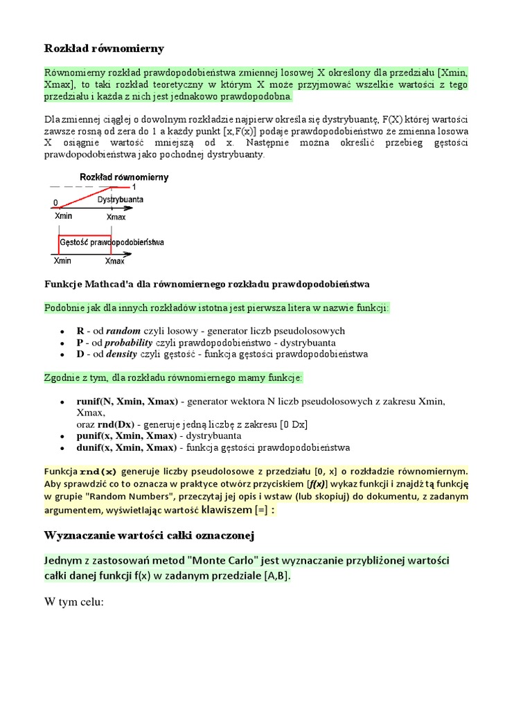 Obliczenia Losowe | PDF