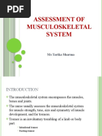 Assessment of Musculoskeletal System