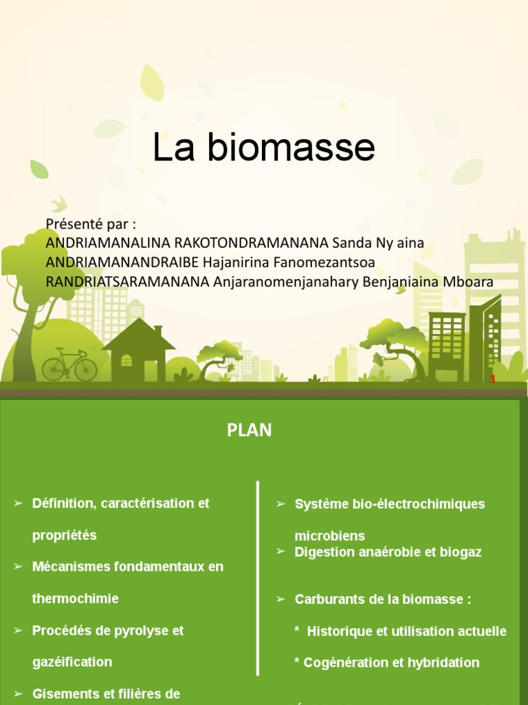 Définition et Utilisation de la Biomasse | PDF | Biomasse (énergie ...