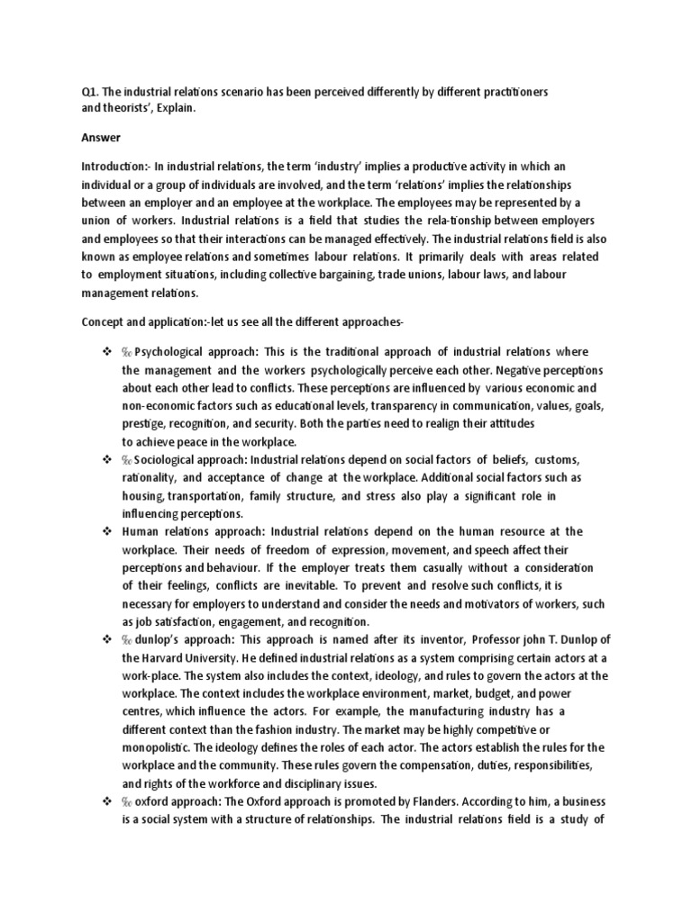 Industrial Relations And Labour Laws Pdf Economies Labor