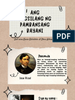 Rizal - Pagsilang NG Pambansang Bayani