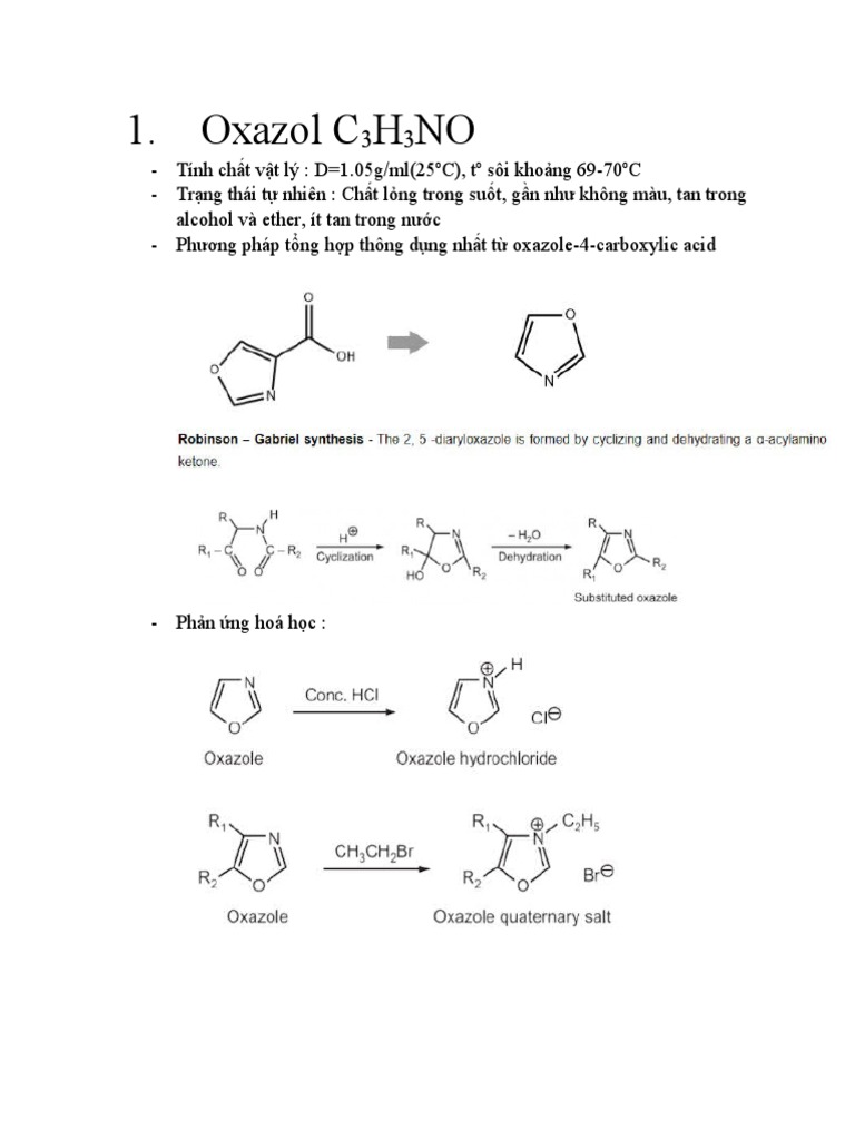 Oxazol C H NO | PDF