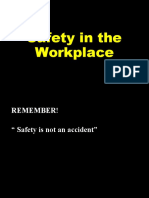 Safety in The Workplace