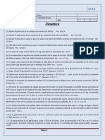 Guía de dinámica con 30 problemas resueltos de fuerza, masa, aceleración y peso