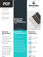 Selenium Training Certification