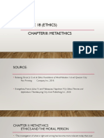 Chapter Iii. Metaethics PDF