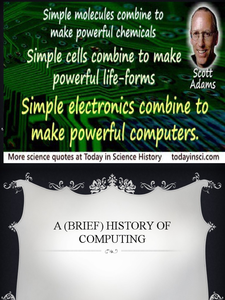 History of Computing | PDF | Random Access Memory | Computer Memory