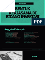 Bentuk Kerjasama Di Bidang Investasi