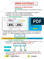 Cours 9 - L'énergie Électrique