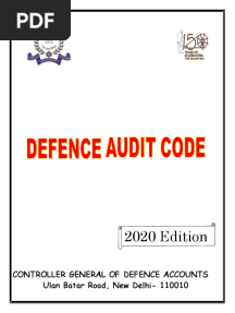 Defence Audit Code 2020 Edition