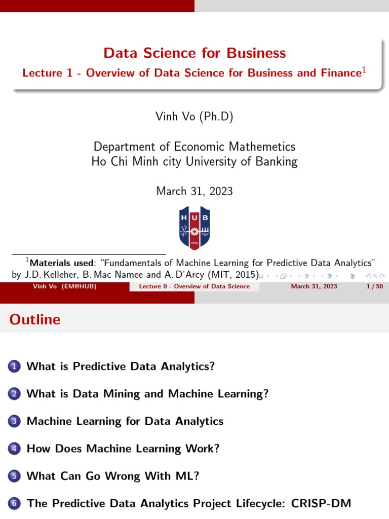 L1 overview of data science for business and finance b pdf