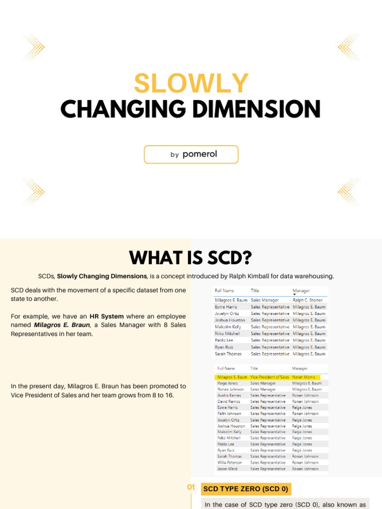 Slowly Changing Dimension PDF Software Engineering Computer