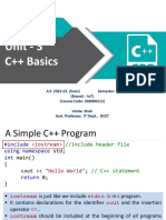 Unit 3 - C++ Basics