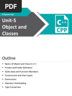 Unit 5 - Objects and Classes