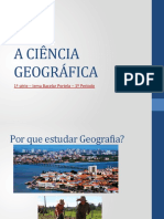 A Ciência Geográfica