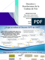 Decretos y Resoluciones de La Cadena de Frio