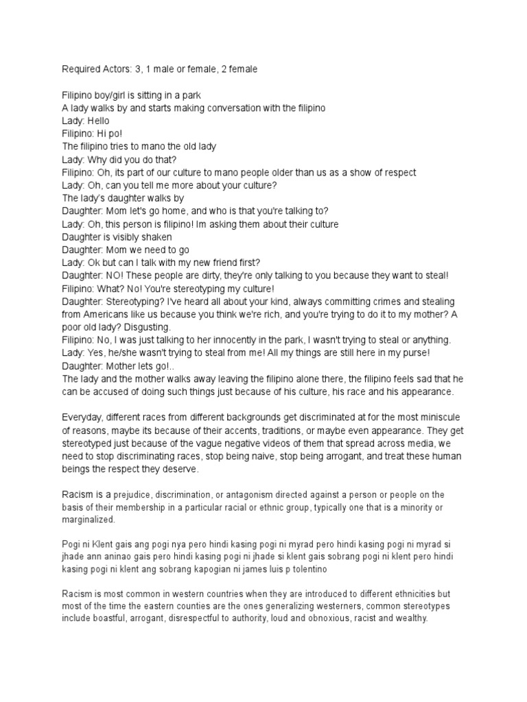 english-script-download-free-pdf-racism-discrimination-race