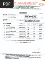 Raw Water Quality Testing Report | PDF | Chemistry | Materials