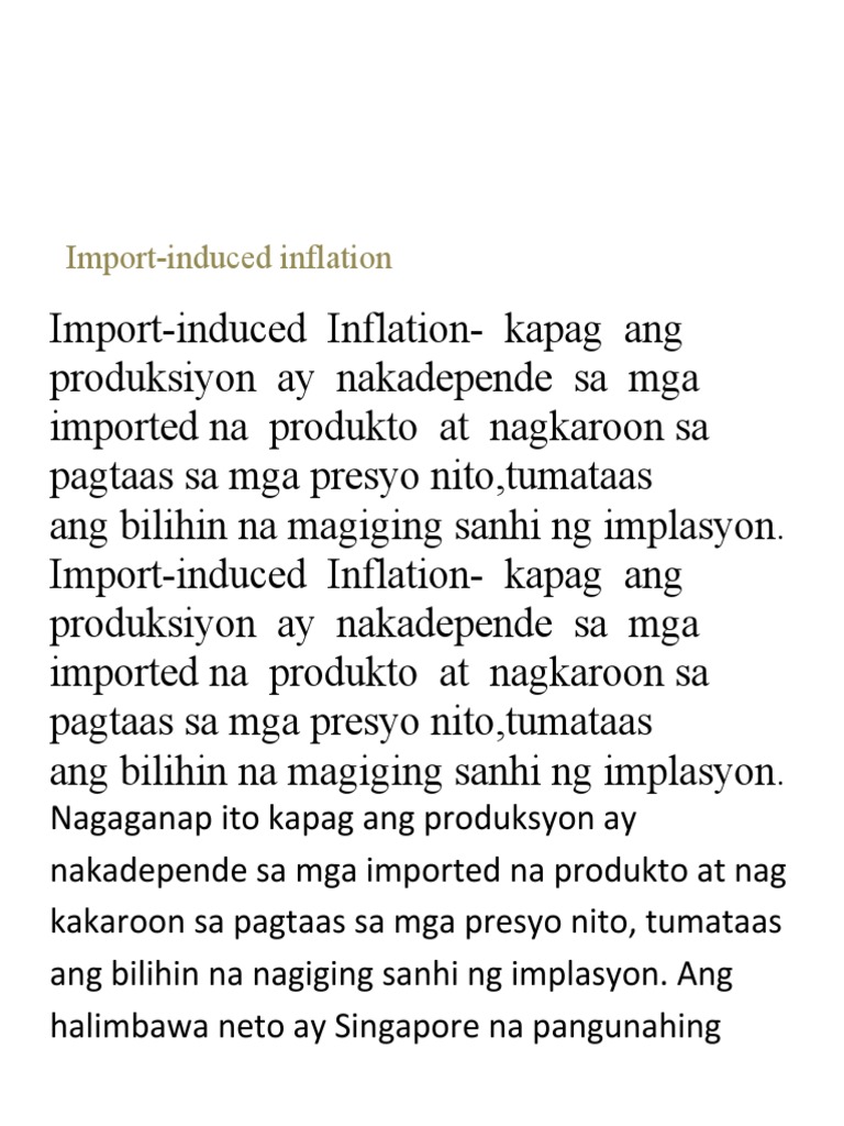 Cost Push Inflation 2 | PDF