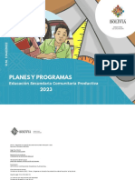 Planes y Programas - Nivel Secundaria [2023]