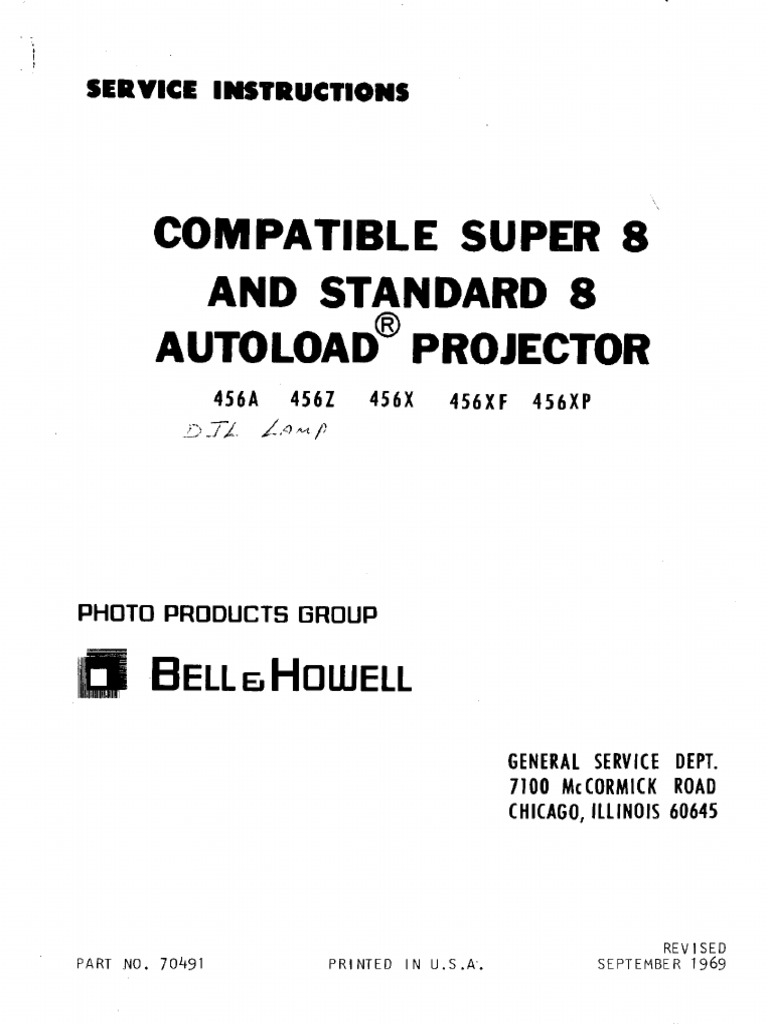 Caméra Bell & Howell MS45 Super 8 - Quasi MINT Avec Notice D'Utilisation