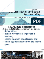 Lesson 4 Business Ethics