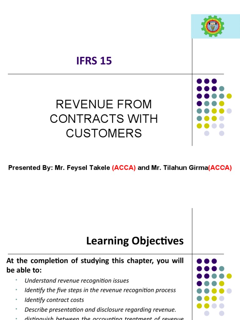 IFRS 15 Revenue Recognition Guide PDF International Financial