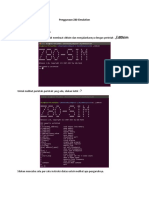 Petunjuk Penggunaan Z80asm Dan Z80sim