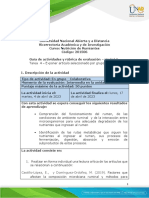 Guía de Actividades y Rúbrica de Evaluación - Unidad 2 - Tarea 4 - Exponer Artículo Seleccionado Por Grupo Colaborativo