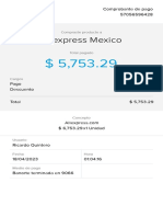 Aliexpress Mexico: Comprobante de Pago 57056596428