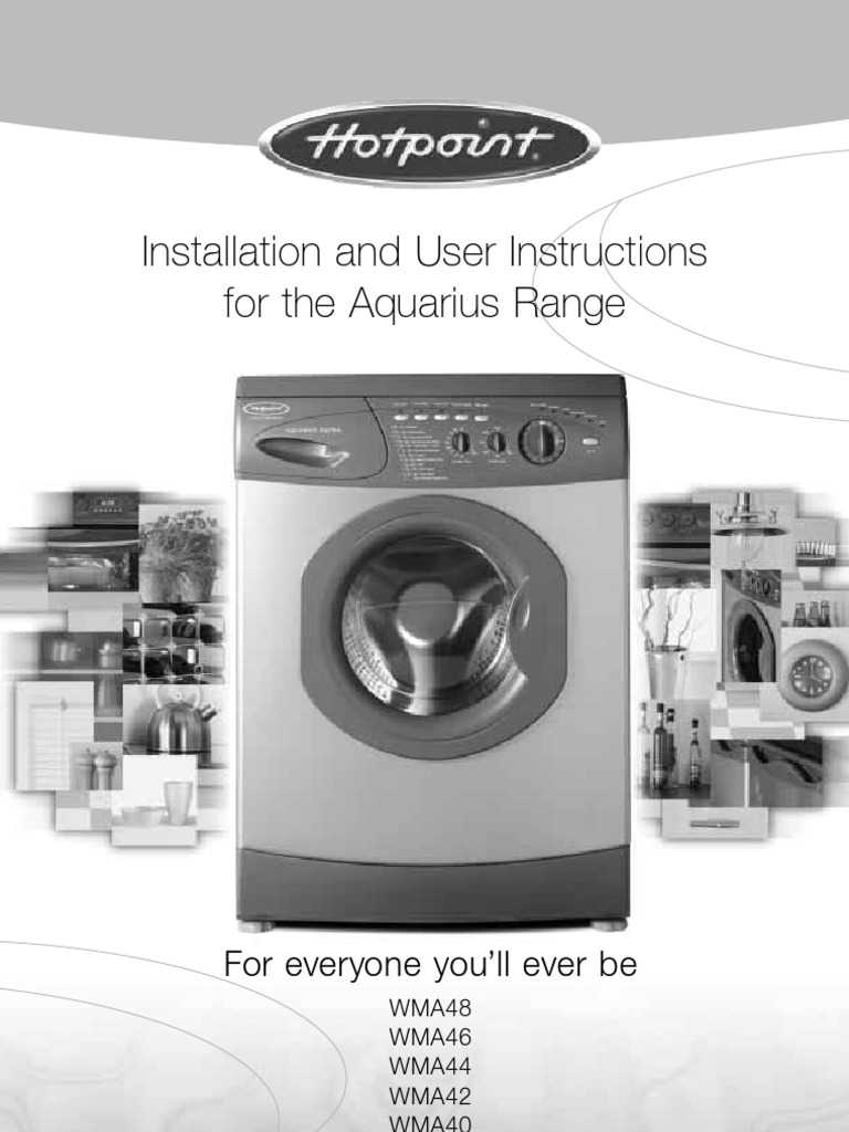 Washing Machine Manual PDF Ac Power Plugs And Sockets Washing Machine