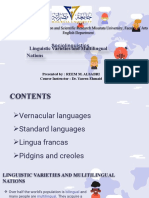 Linguistic Varieties and Multilingual Nations by Reem Sabri