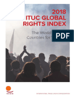ITUC 2018 Global Rights Index Reveals World's Worst Countries for Workers