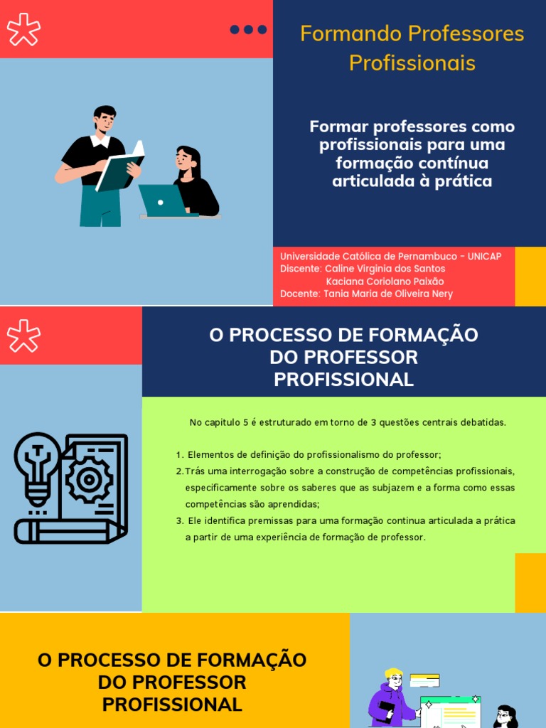 Formação Continuada de Professores: Elementos, Processos e Objetivos ...