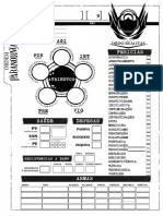 Ficha Ordem Paranormal PDF