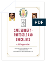 Safe Surgery Protocol - Check List